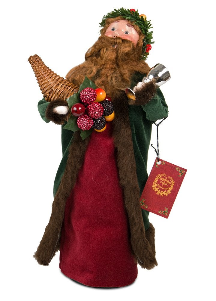Byers' Choice Spirit Present Caroler Figurine 207 from The A Christmas Carol Collection - Image 1